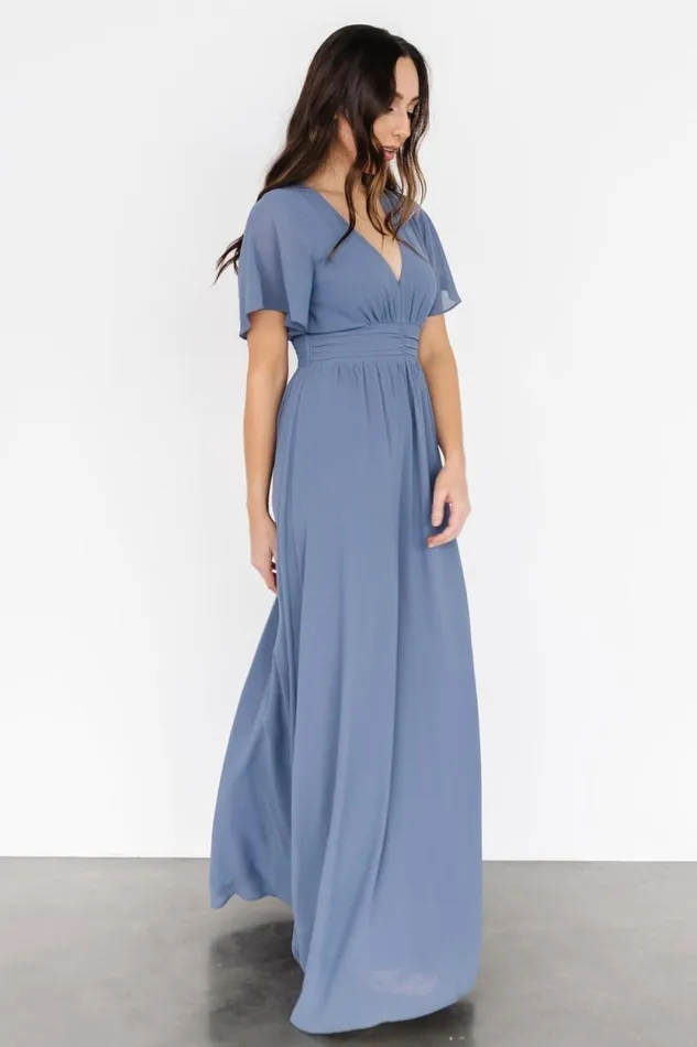Women Ramona Maxi Dress Whisper Blue Baltic Born Maxi Dresses Women Ramona Maxi Dress Whisper Blue Baltic Born Maxi Dresses
