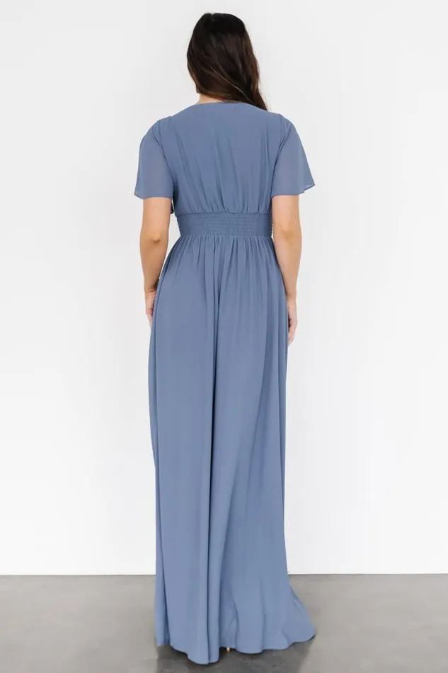Women Ramona Maxi Dress Whisper Blue Baltic Born Maxi Dresses Women Ramona Maxi Dress Whisper Blue Baltic Born Maxi Dresses