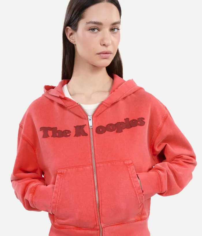 Women Red Logo Hoodie THE KOOPLES Sweatshirts