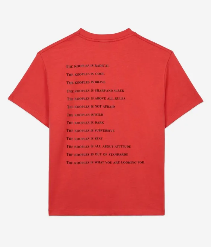 Women Red What Is Tshirt THE KOOPLES Tshirts