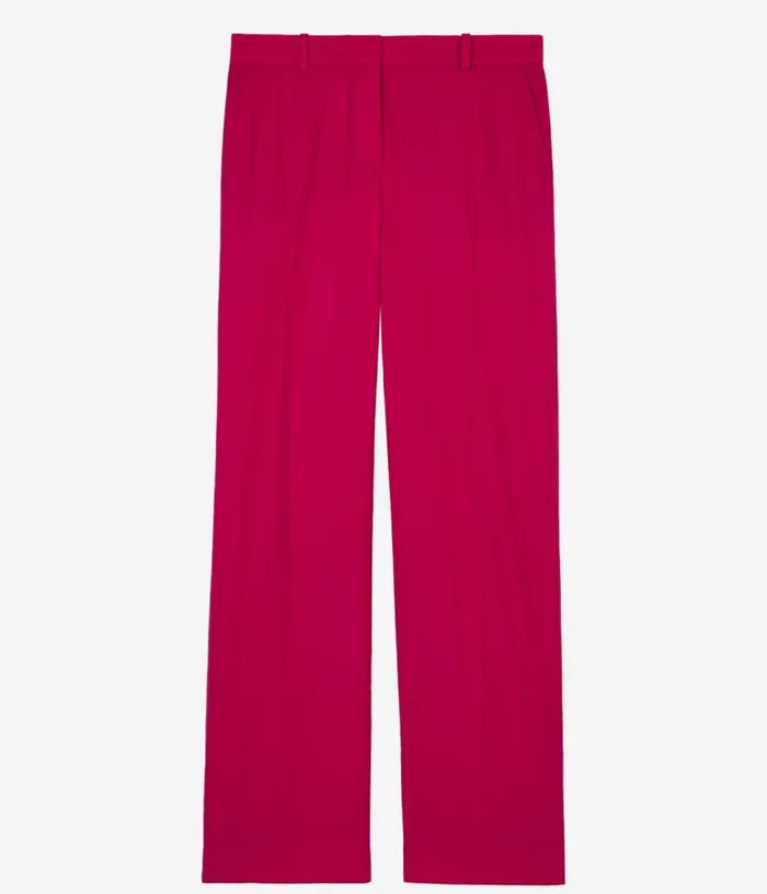 Women Red Wool Suit Trousers THE KOOPLES Blazers and Suits