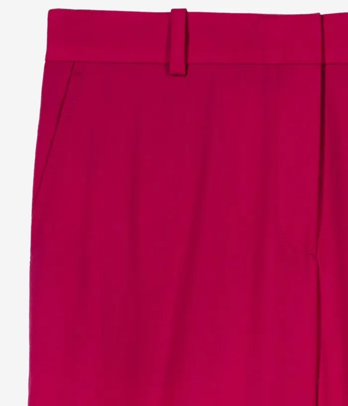 Women Red Wool Suit Trousers THE KOOPLES Blazers and Suits