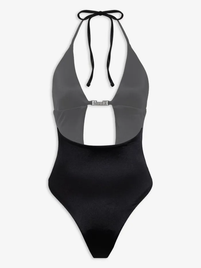 Women Rhude Swim RIMINI ONEPIECE SWIM Metallic Black
