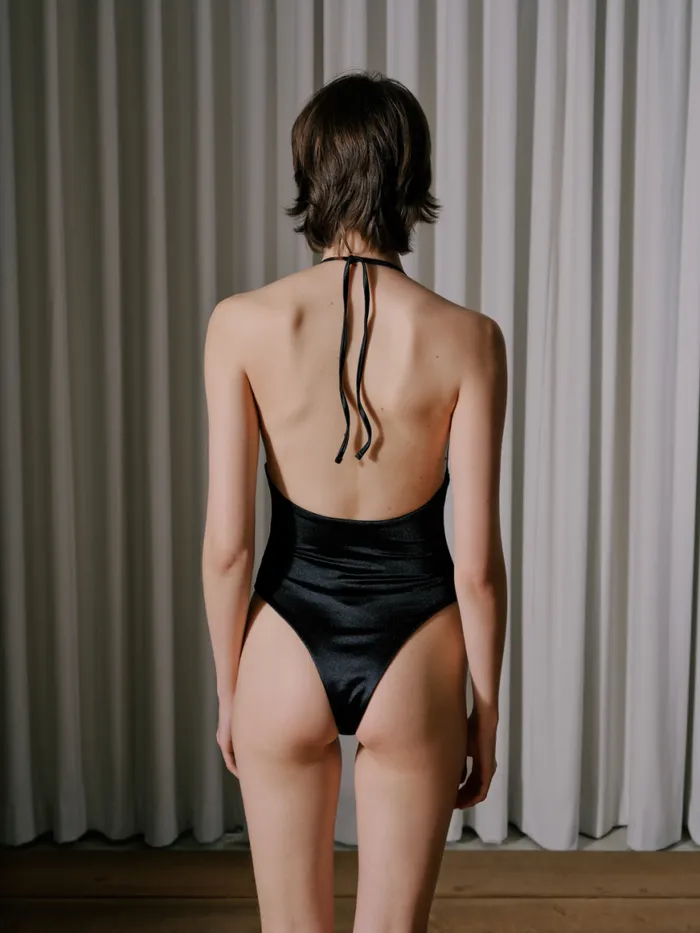 Women Rhude Swim RIMINI ONEPIECE SWIM Metallic Black