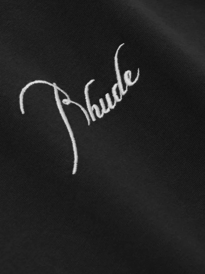 Women Rhude Tops REVERSE TEE Vtg Black