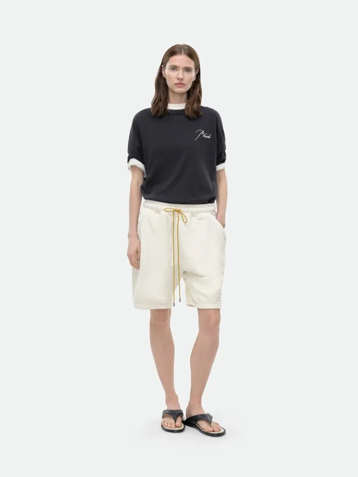 Women Rhude Tops REVERSE TEE Vtg Black