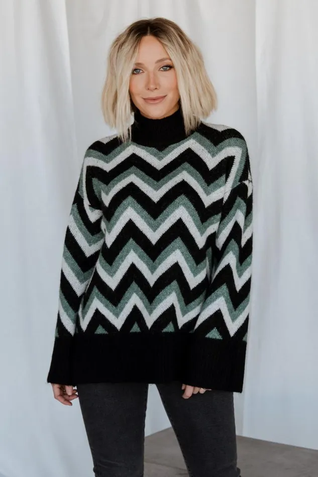 Women Ricks Sweater Black Green Multi Baltic Born Sweaters