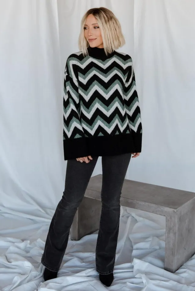 Women Ricks Sweater Black Green Multi Baltic Born Sweaters