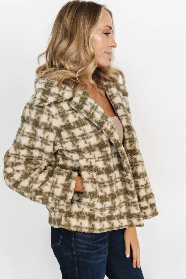 Women Ridge Teddy Coat Olive Ivory Baltic Born Outerwear Women Ridge Teddy Coat Olive Ivory Baltic Born Outerwear