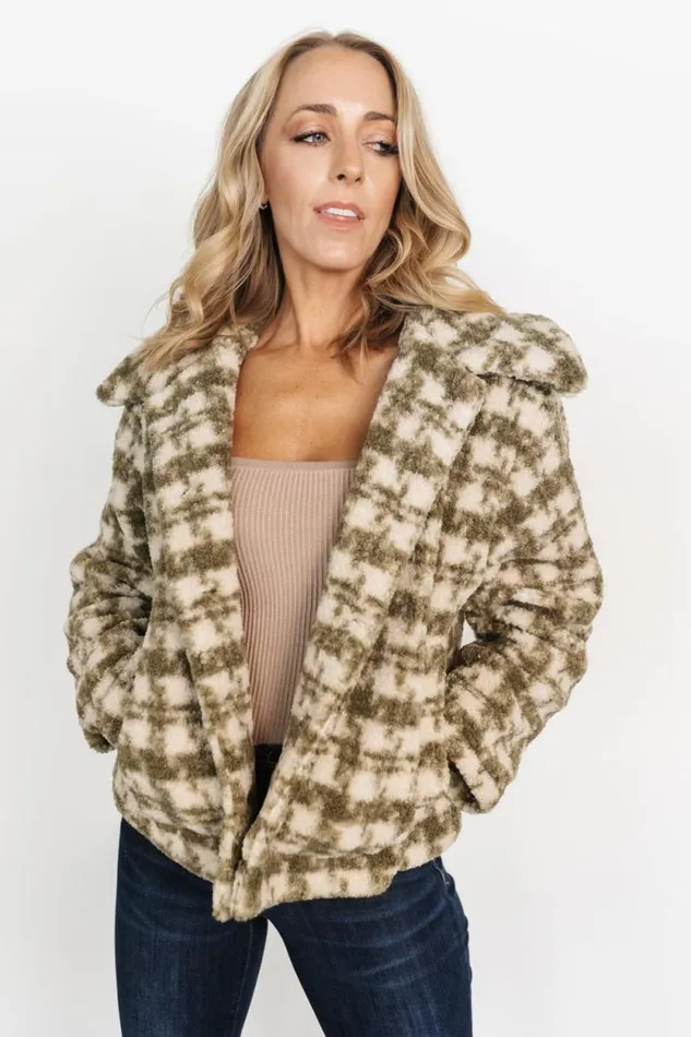 Women Ridge Teddy Coat Olive Ivory Baltic Born Outerwear Women Ridge Teddy Coat Olive Ivory Baltic Born Outerwear