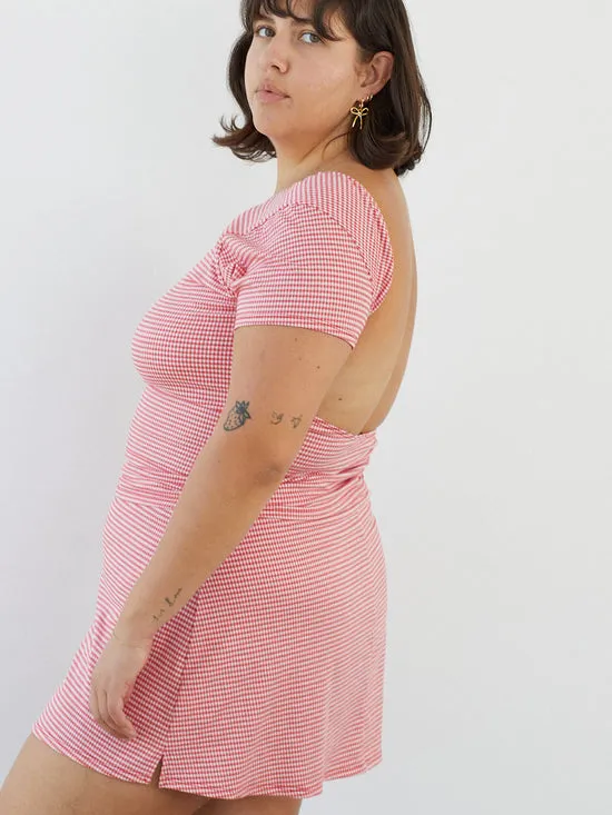 Women Rowan Tee Pomodoro Gingham Tops Lisa Says Gah