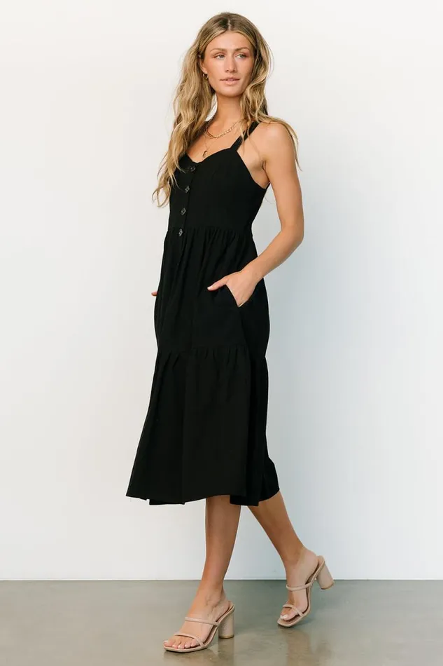 Women Sammy Tank Midi Dress Black Baltic Born Midi Dresses Women Sammy Tank Midi Dress Black Baltic Born Midi Dresses