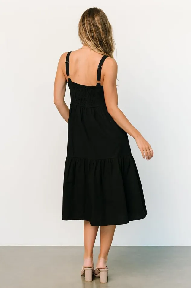 Women Sammy Tank Midi Dress Black Baltic Born Midi Dresses Women Sammy Tank Midi Dress Black Baltic Born Midi Dresses