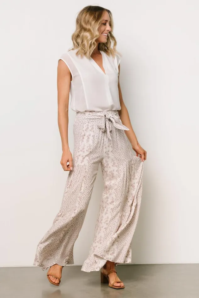 Women San Sebastian Pants Tan Multi Baltic Born Cover Up Women San Sebastian Pants Tan Multi Baltic Born Cover Up