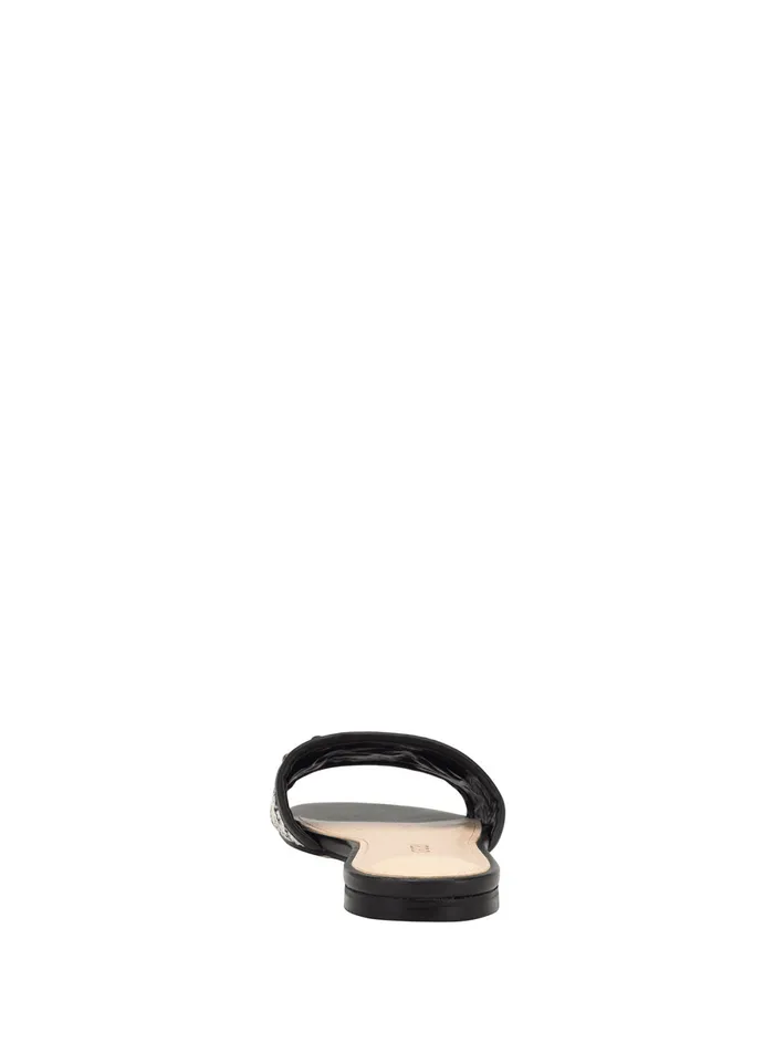 Women Sandals GUESS Black Logo Hammi Slide Sandals Women Sandals GUESS Black Logo Hammi Slide Sandals
