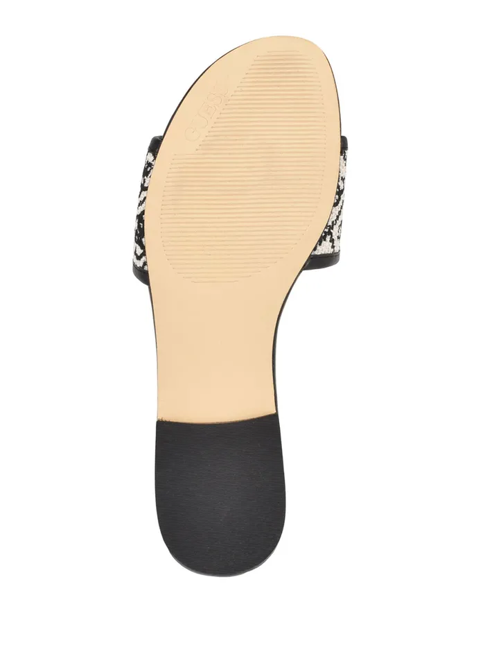 Women Sandals GUESS Black Logo Hammi Slide Sandals Women Sandals GUESS Black Logo Hammi Slide Sandals