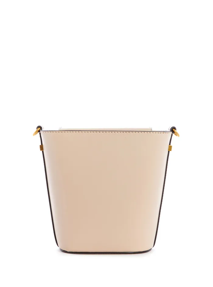 Women Satchel GUESS Beige Hensely Crossbody Bucket Bag Women Satchel GUESS Beige Hensely Crossbody Bucket Bag