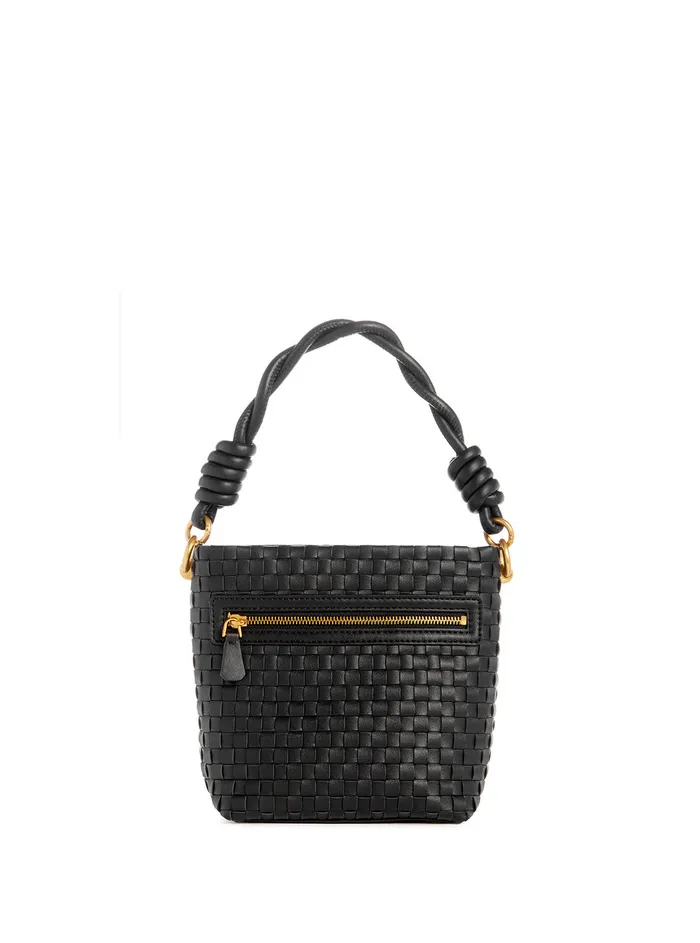 Women Satchel GUESS Black Lisbet Bucket Bag