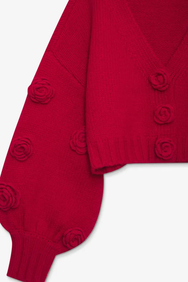 Women Scarlett Cardigan Red For Love and Lemons Tops Women Scarlett Cardigan Red For Love and Lemons Tops