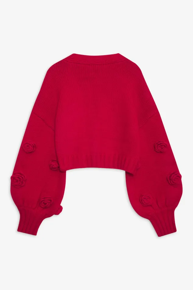 Women Scarlett Cardigan Red For Love and Lemons Tops Women Scarlett Cardigan Red For Love and Lemons Tops