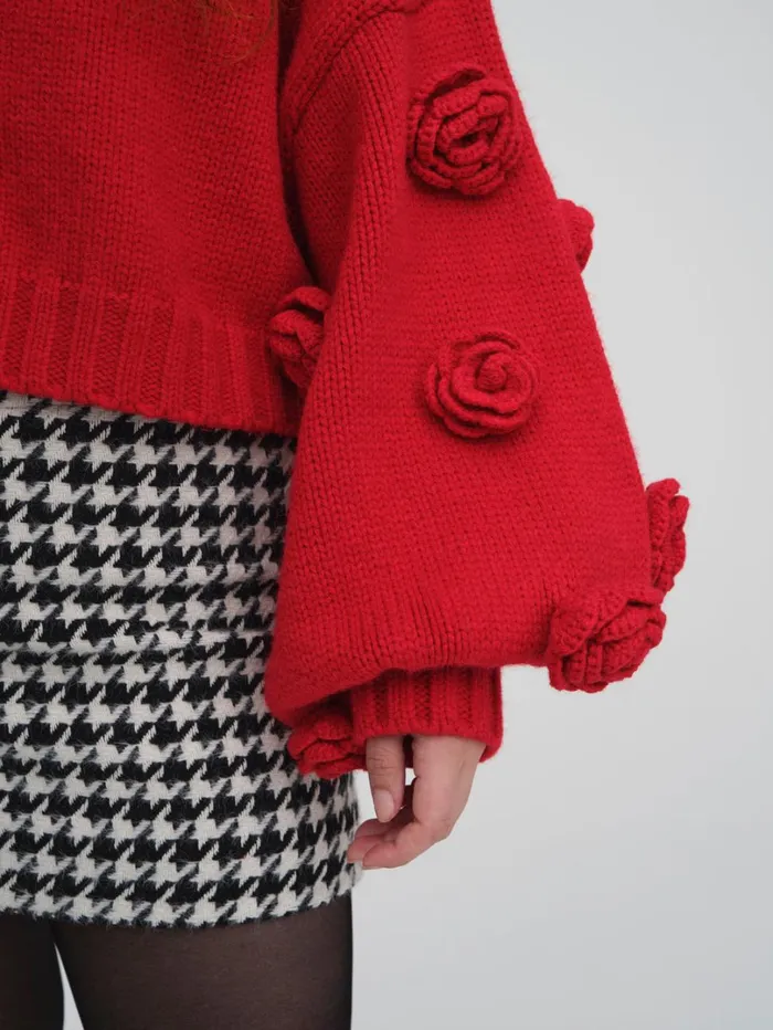 Women Scarlett Cardigan Red For Love and Lemons Tops Women Scarlett Cardigan Red For Love and Lemons Tops