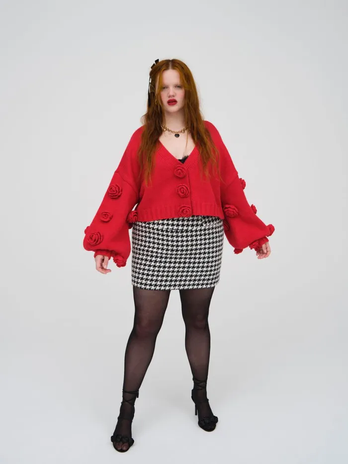 Women Scarlett Cardigan Red For Love and Lemons Tops Women Scarlett Cardigan Red For Love and Lemons Tops