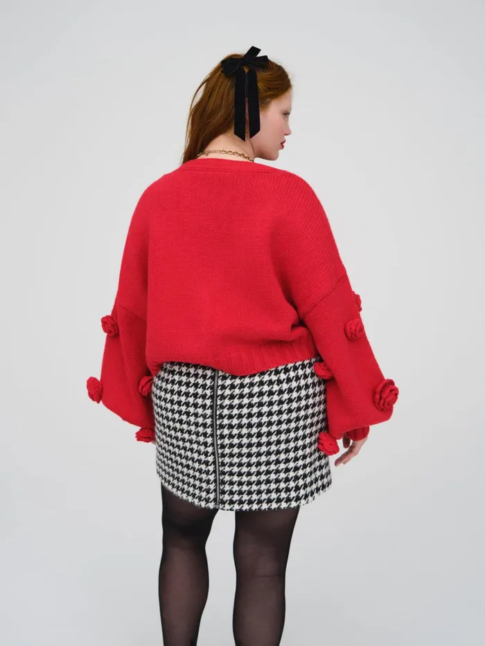 Women Scarlett Cardigan Red For Love and Lemons Tops Women Scarlett Cardigan Red For Love and Lemons Tops