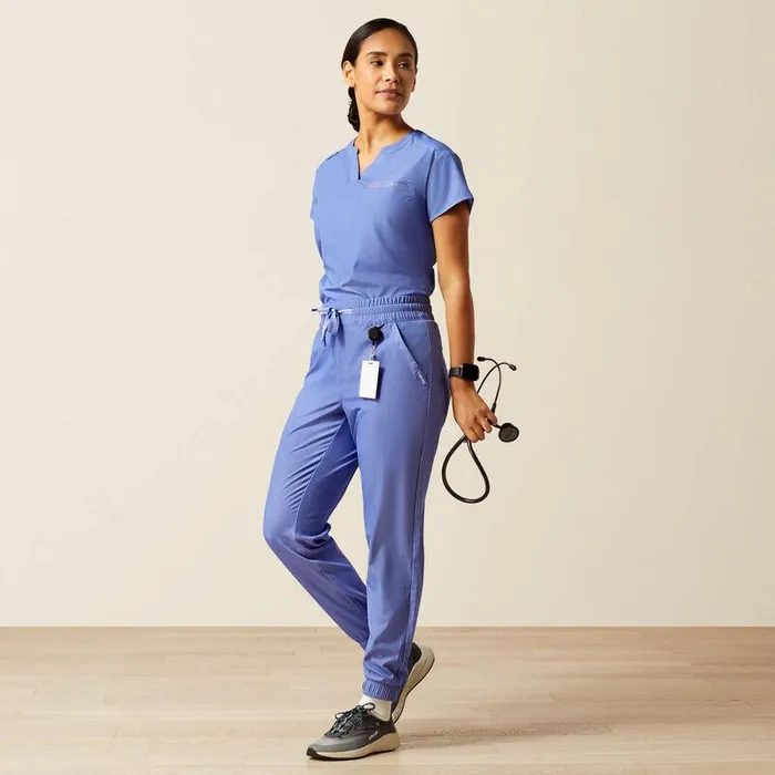 Women Scrubs Ariat Blackwell Cargo Stretch Jogger Scrub Pant Cornflower Blue Women Scrubs Ariat Blackwell Cargo Stretch Jogger Scrub Pant Cornflower Blue