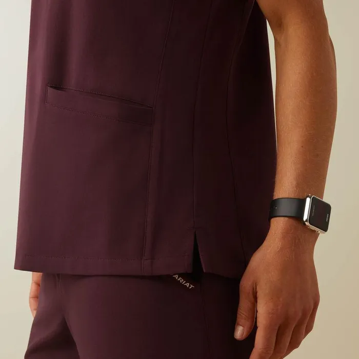 Women Scrubs Ariat Clara 6 Pocket Scrub Top Winetasting