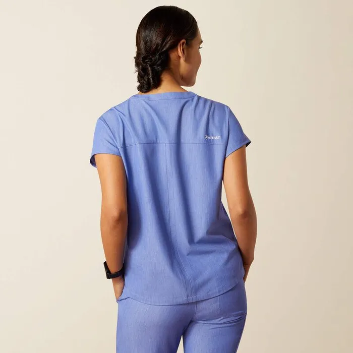 Women Scrubs Ariat Eliza Fashion Scrub Top Cornflower Blue Women Scrubs Ariat Eliza Fashion Scrub Top Cornflower Blue