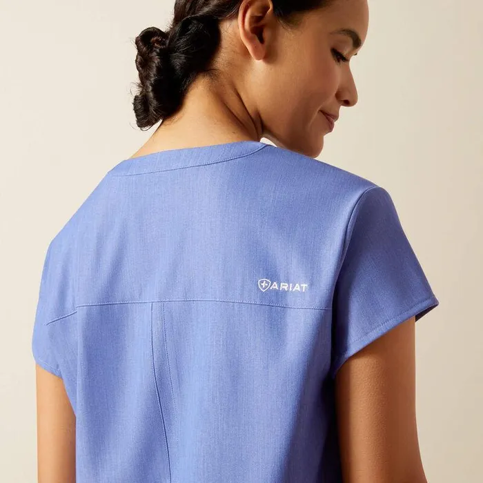 Women Scrubs Ariat Eliza Fashion Scrub Top Cornflower Blue Women Scrubs Ariat Eliza Fashion Scrub Top Cornflower Blue