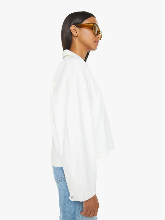 Women Shirts Mother Denim Abbott Top White
