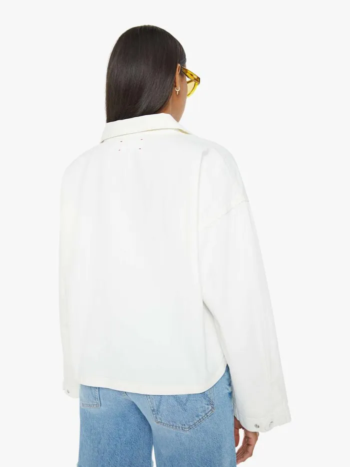 Women Shirts Mother Denim Abbott Top White