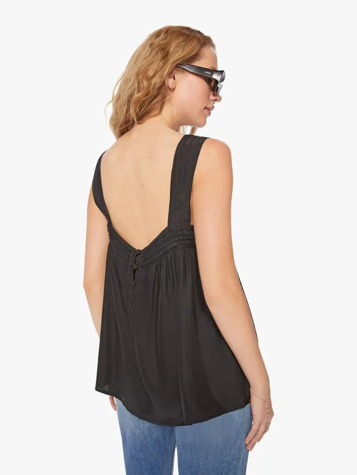 Women Shirts Mother Denim Jasmine Top Black