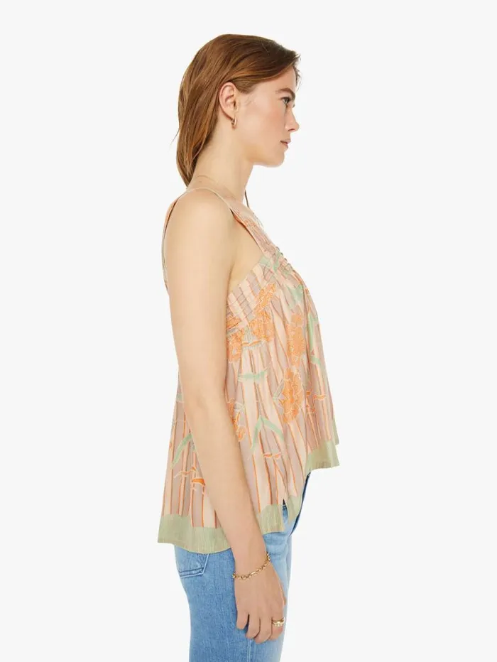 Women Shirts Mother Denim Jasmine Top Chamomile Apricot