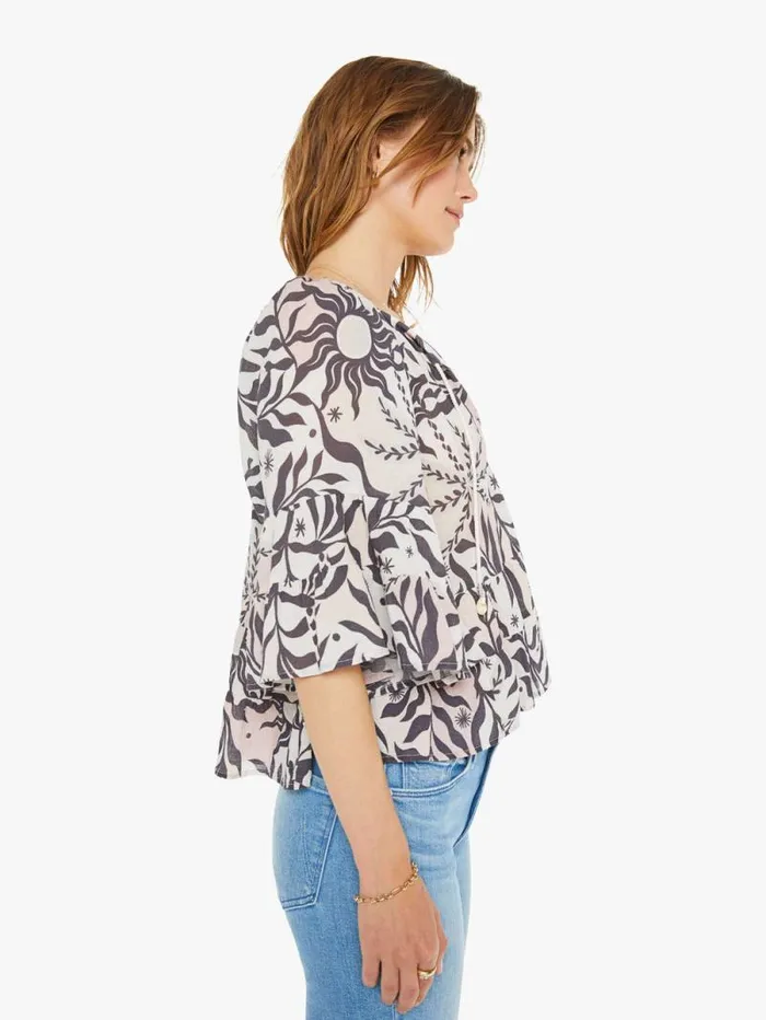 Women Shirts Mother Denim Leo Top Moon Stone Helios