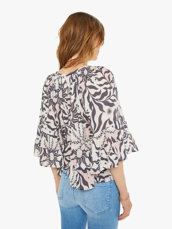 Women Shirts Mother Denim Leo Top Moon Stone Helios