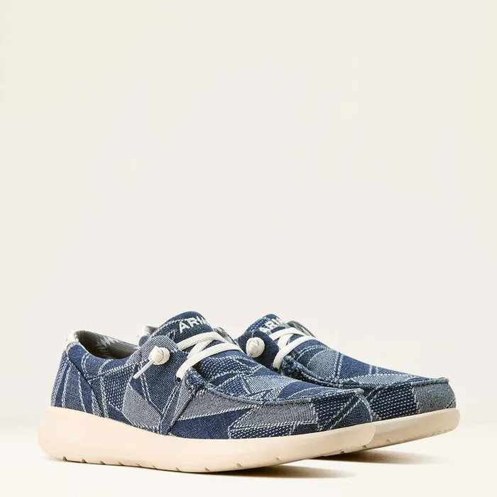 Women Shoes and Sneakers Ariat Hilo Shoe Mixed Deepest Denim Women Shoes and Sneakers Ariat Hilo Shoe Mixed Deepest Denim