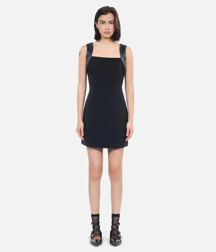 Women Short Black Dress With Bow Back THE KOOPLES Dresses and Jumpsuits