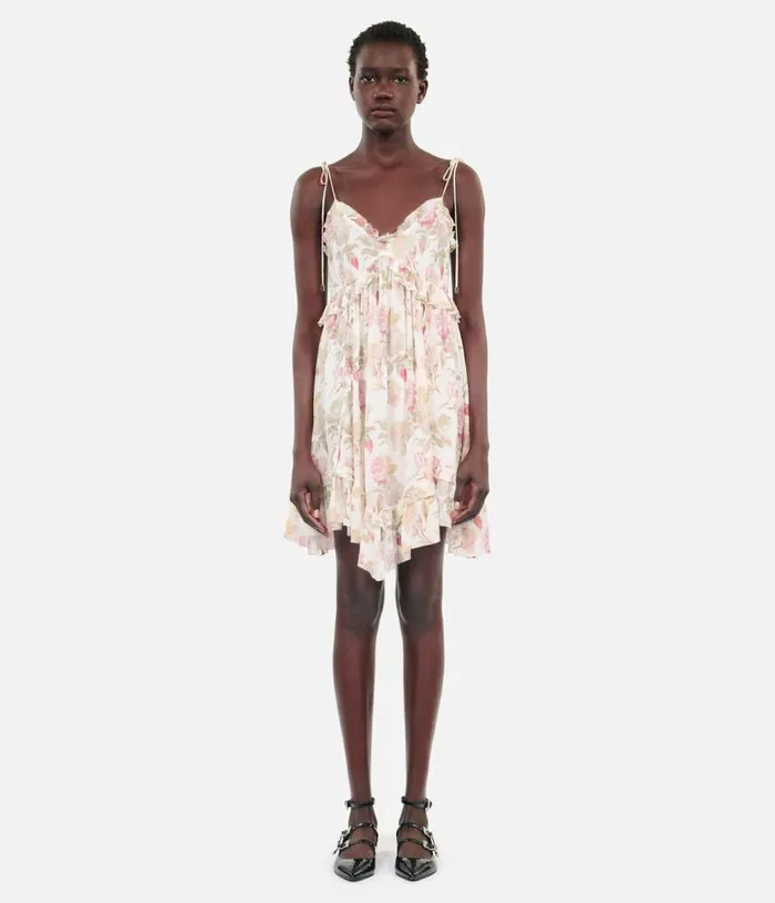 Women Short Printed Silk Dress THE KOOPLES Dresses and Jumpsuits
