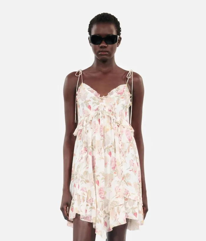 Women Short Printed Silk Dress THE KOOPLES Dresses and Jumpsuits