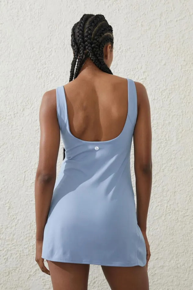 Women Shorts and Skirts Cotton On Ultra Soft Contrast Panel Dress Forever Blue