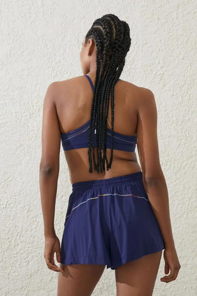 Women Shorts and Skirts Cotton On Woven Flippy Short Quiet Skyav Stitch