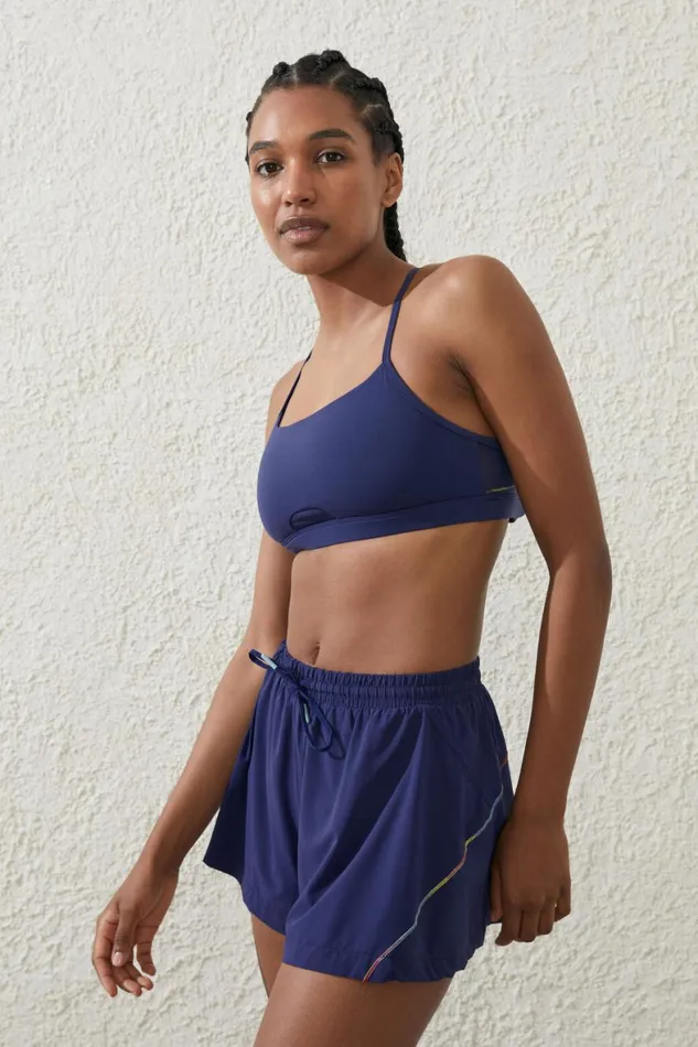 Women Shorts and Skirts Cotton On Woven Flippy Short Quiet Skyav Stitch