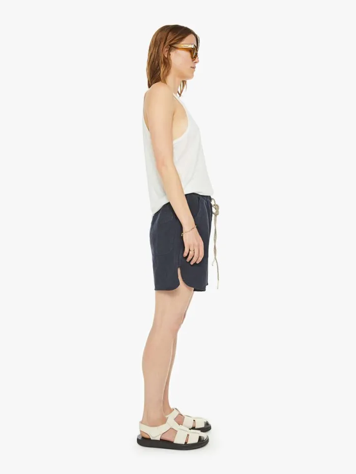 Women Shorts Mother Denim P62 Weekend Short Sulfur Black