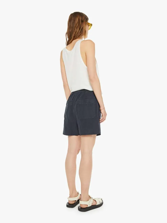 Women Shorts Mother Denim P62 Weekend Short Sulfur Black