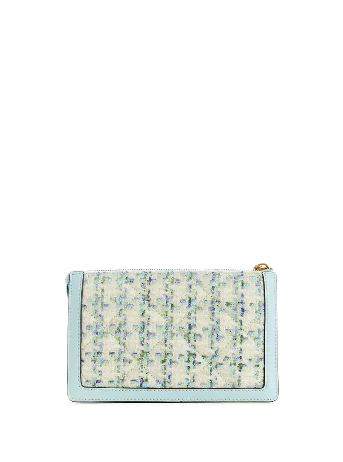 Women Shoulder Bag GUESS Aqua Blue Abey Multi Compartment Shoulder Bag Women Shoulder Bag GUESS Aqua Blue Abey Multi Compartment Shoulder Bag