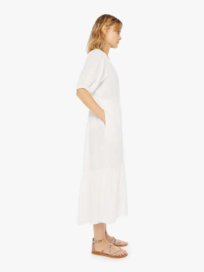 Women Skirts and Dresses Mother Denim Lennox Dress White