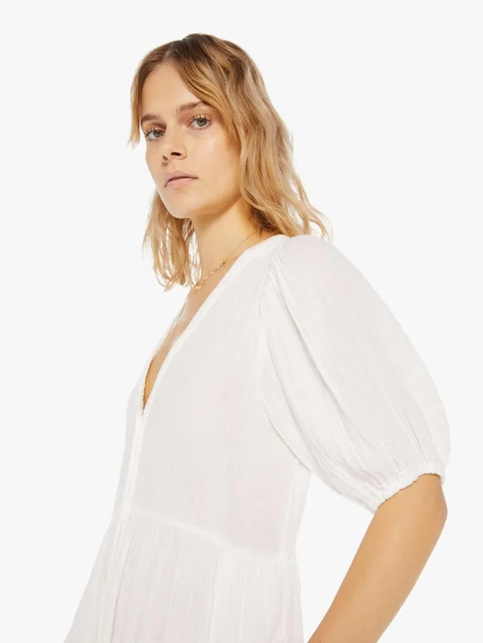 Women Skirts and Dresses Mother Denim Lennox Dress White