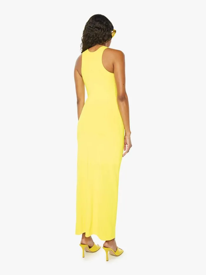 Women Skirts and Dresses Mother Denim Mich Midi Dress Yellow